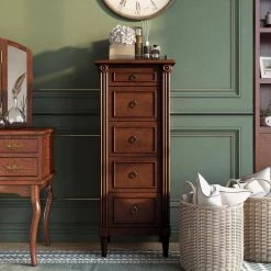 Gretnall 5-Drawer Espresso Chest of Drawers (46.5 in. H x 18 in. W x 15.5 in. D) by Furniture of America 23 Gretnall 5-Drawer Espresso Chest of Drawers (46.5 in. H x 18 in. W x 15.5 in. D) by Furniture of America -Furniture of America Sales Store espresso furniture of america chest of drawers idf ac404ex 31 1000