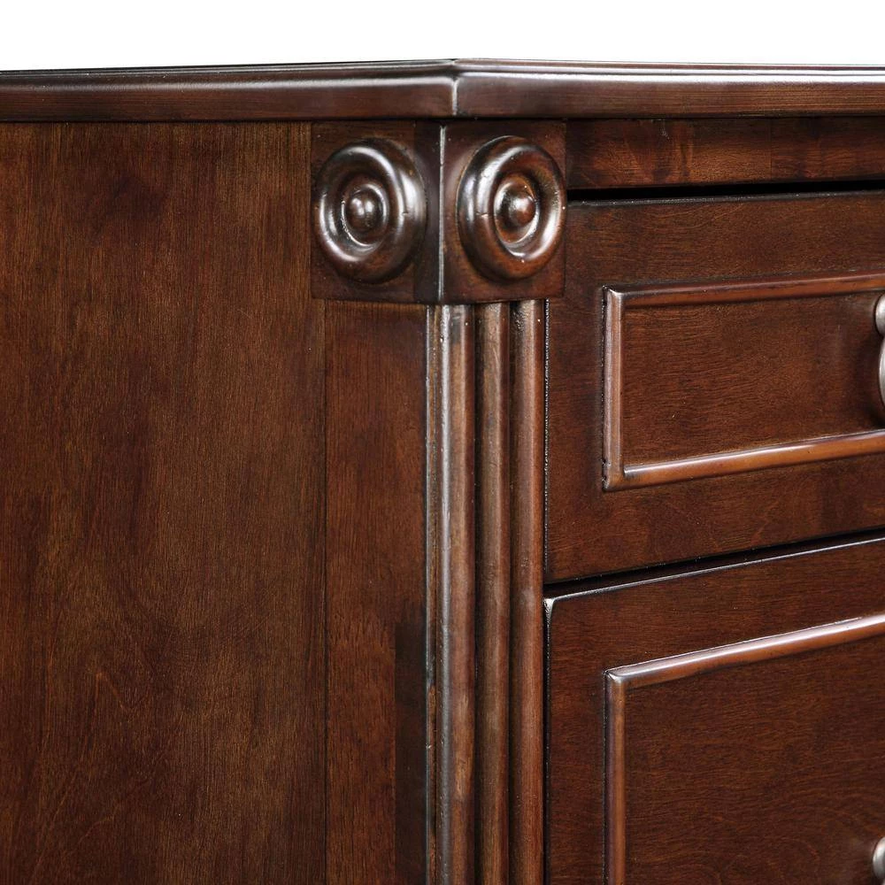 Gretnall 5-Drawer Espresso Chest of Drawers (46.5 in. H x 18 in. W x 15.5 in. D) by Furniture of America 9 Gretnall 5-Drawer Espresso Chest of Drawers (46.5 in. H x 18 in. W x 15.5 in. D) by Furniture of America - Image 9