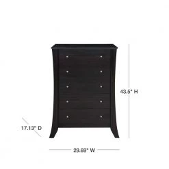 Floren 5-Drawer Espresso Dresser by Furniture of America -Furniture of America Sales Store espresso furniture of america chest of drawers ynj 318 5 40 1000