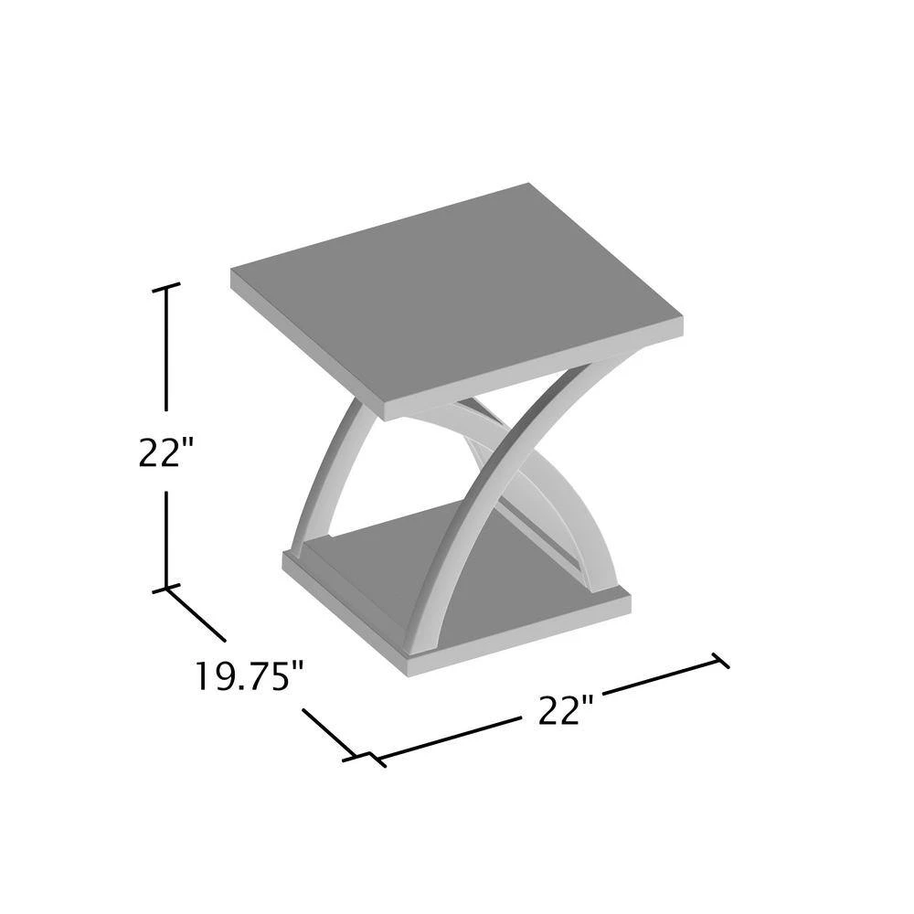 Luxor 2-Piece 48 in. Espresso Large Rectangle Wood Coffee Table Set with Shelf by Furniture of America 5 Luxor 2-Piece 48 in. Espresso Large Rectangle Wood Coffee Table Set with Shelf by Furniture of America - Image 5