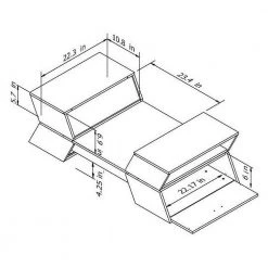 Kornat 47 in. Espresso Rectangle Glass Coffee Table by Furniture of America -Furniture of America Sales Store espresso furniture of america coffee tables ynj 1405 5 76 1000