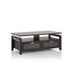 Pentwater 47.24 in. Espresso Rectangle Wood Coffee Table by Furniture of America