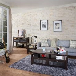 Pentwater 47.24 in. Espresso Rectangle Wood Coffee Table by Furniture of America -Furniture of America Sales Store espresso furniture of america coffee tables ynj 1531c5 fa 1000