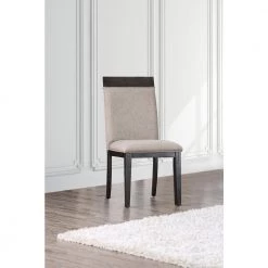 Aron Espresso Upholstered Side Chairs (Set of 2) by Furniture of America -Furniture of America Sales Store espresso furniture of america dining chairs idf 3337sc c3 1000