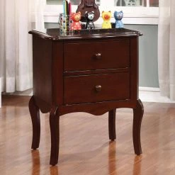Camden 2-Drawer Espresso Nightstand by Furniture of America -Furniture of America Sales Store espresso furniture of america kids nightstands idf ac325ex 31 1000