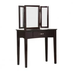 Dalorry 2-Piece Espresso Vanity Set by Furniture of America 7 Dalorry 2-Piece Espresso Vanity Set by Furniture of America -Furniture of America Sales Store espresso furniture of america makeup vanities idf dk6490exp 4f 1000