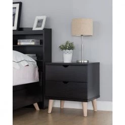 Kitzner II 2-Drawer Espresso Nightstand (20 in. W X 15.5 in. D X 22 in. H) by Furniture of America 13 Kitzner II 2-Drawer Espresso Nightstand (20 in. W X 15.5 in. D X 22 in. H) by Furniture of America -Furniture of America Sales Store espresso furniture of america nightstands idi y1803b 31 1000