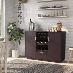 Henese Espresso Buffet by Furniture of America -Furniture of America Sales Store espresso furniture of america sideboards buffet tables ynj 1460c5 4f 1000