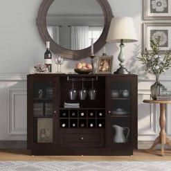 Koilern Espresso Buffet by Furniture of America -Furniture of America Sales Store espresso furniture of america sideboards buffet tables ynj 1576c5 31 1000