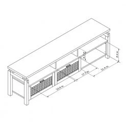 Chence 71 in. Espresso Particle Board TV Stand Fits TVs Up to 80 in. with Storage Doors by Furniture of America -Furniture of America Sales Store espresso furniture of america tv stands ynj 1433 5 4f 1000