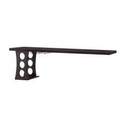 Santino 3-Bottle Espresso Floating Wine Rack Table by Furniture of America -Furniture of America Sales Store espresso furniture of america wine racks idi 192579 44 1000