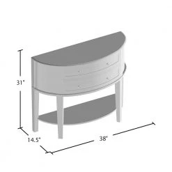Annabell 38 in. Espresso Standard Half-Round Wood Console Table with 2-Drawers by Furniture of America 10 Annabell 38 in. Espresso Standard Half-Round Wood Console Table with 2-Drawers by Furniture of America -Furniture of America Sales Store expresso furniture of america console tables idf ac211 76 1000
