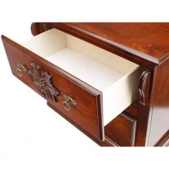 Polasca 2-Drawer Glossy Dark Pine Nightstand 24.25 in. H x 28 in. W x 16 in. D by Furniture of America 9 Polasca 2-Drawer Glossy Dark Pine Nightstand 24.25 in. H x 28 in. W x 16 in. D by Furniture of America -Furniture of America Sales Store glossy dark pine furniture of america nightstands idf 7571n 4f 1000
