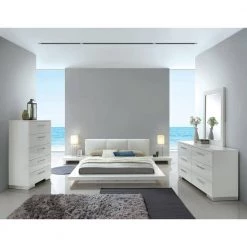 Trakehar Low-Profile Glossy White Nightstand by Furniture of America 17 Trakehar Low-Profile Glossy White Nightstand by Furniture of America -Furniture of America Sales Store glossy white furniture of america nightstands idf 7550n 31 1000