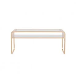 Mindry 48 in. Gold Rectangular Glass Top Coffee Table by Furniture of America 8 Mindry 48 in. Gold Rectangular Glass Top Coffee Table by Furniture of America -Furniture of America Sales Store gold furniture of america coffee tables idf 4246c 4f 1000