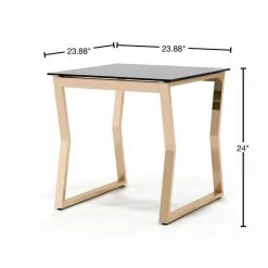 Harvoy 24 in.H Gold End Table by Furniture of America -Furniture of America Sales Store gold furniture of america end side tables idf 4404e 40 1000