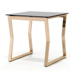 Harvoy 24 in.H Gold End Table by Furniture of America