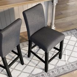 Jorgie 25 in. Antique Black and Gray Counter Height Chairs (Set of 2) by Furniture of America 7 Jorgie 25 in. Antique Black and Gray Counter Height Chairs (Set of 2) by Furniture of America -Furniture of America Sales Store gray and antique black furniture of america bar stools idf 3736gy pc c3 1000