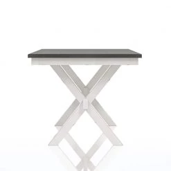 Paramus 60 in. Rectangle Gray and Antique White Wood Top Dining Table by Furniture of America -Furniture of America Sales Store gray and antique white furniture of america kitchen dining tables idf 3163wg t 4f 1000