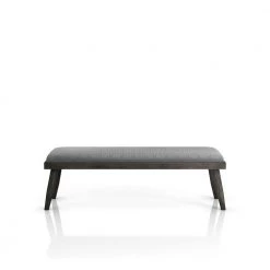 Niccola Gray and Black Upholstered Bench (18 in. H x 49 in. W x 15.5 in. D) by Furniture of America 8 Niccola Gray and Black Upholstered Bench (18 in. H x 49 in. W x 15.5 in. D) by Furniture of America -Furniture of America Sales Store gray and black furniture of america dining benches idf 3360bn c3 1000
