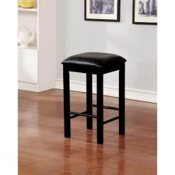 Reta 3-Piece Gray and Black Counter Height Table Set by Furniture of America -Furniture of America Sales Store gray and black furniture of america dining room sets idf 3720pt 3pk c3 1000