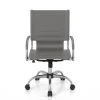 Savin Gray and Chrome Office Chair by Furniture of America