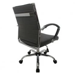Kiddle Gray Faux Leather Seat Short Office Chair with Non-Adjustable Arm by Furniture of America 13 Kiddle Gray Faux Leather Seat Short Office Chair with Non-Adjustable Arm by Furniture of America -Furniture of America Sales Store gray and chrome furniture of america task chairs idf fc667gy s 1f 1000