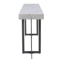 Belaire 47.25 in. Gray and Gun Metal Rectangle Faux Marble Console Table by Furniture of America 17 Belaire 47.25 in. Gray and Gun Metal Rectangle Faux Marble Console Table by Furniture of America -Furniture of America Sales Store gray and gun metal furniture of america console tables idf 4907wh s 4f 1000