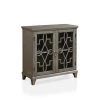 Fickel Gray Accent Cabinet with 2-Shelf by Furniture of America