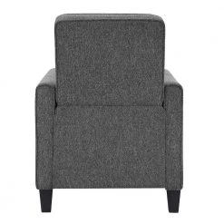 Avvia Gray Linen Push Back Arm Chair Recliner by Furniture of America -Furniture of America Sales Store gray furniture of america accent chairs idf ac827gy 66 1000