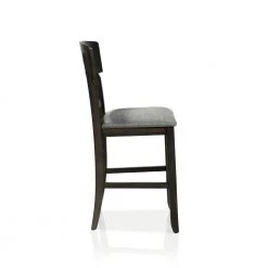 Summerland Gray Counter Height Chairs (Set of 2) by Furniture of America -Furniture of America Sales Store gray furniture of america bar stools idf 3733gy pc 4f 1000