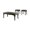 Bransonville 3-Piece 48 in. Gray Large Rectangle Wood Coffee Table Set by Furniture of America