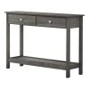 Mingden 42.38 in. Gray Rectangle Wood Top Console Table by Furniture of America