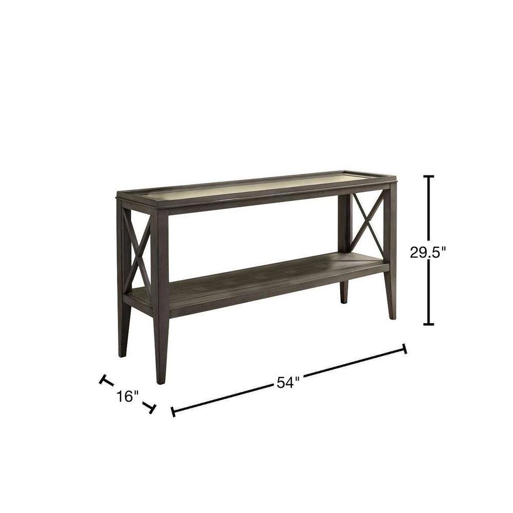 Mabel Gray Sofa Table by Furniture of America 3 Mabel Gray Sofa Table by Furniture of America - Image 3