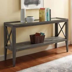 Mabel Gray Sofa Table by Furniture of America 10 Mabel Gray Sofa Table by Furniture of America -Furniture of America Sales Store gray furniture of america console tables idf 4355gy s 4f 1000