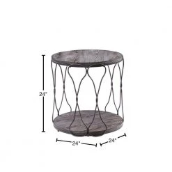 Octavia Gray 1-Shelf End Table by Furniture of America -Furniture of America Sales Store gray furniture of america end side tables idf 4171e 40 1000