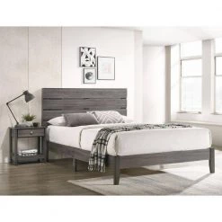 Mingden 21.13 in. Gray Rectangle Wood Top End Table by Furniture of America -Furniture of America Sales Store gray furniture of america end side tables idf 4276e 44 1000