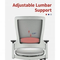 Legacy Regular Gray Mesh-Seat 3D Adjustable Armrest Ergonomic Office Chair by Furniture of America 11 Legacy Regular Gray Mesh-Seat 3D Adjustable Armrest Ergonomic Office Chair by Furniture of America -Furniture of America Sales Store gray furniture of america ergonomic chairs idf 60392 1f 1000