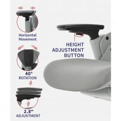 Legacy Regular Gray Mesh-Seat 3D Adjustable Armrest Ergonomic Office Chair by Furniture of America 13 Legacy Regular Gray Mesh-Seat 3D Adjustable Armrest Ergonomic Office Chair by Furniture of America -Furniture of America Sales Store gray furniture of america ergonomic chairs idf 60392 fa 1000