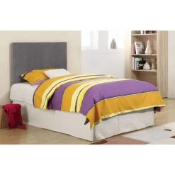 Fauny Grey Fabric Twin Headboard by Furniture of America -Furniture of America Sales Store gray furniture of america headboards idf 7008gf hb t 31 1000