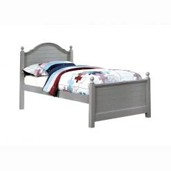 Cadoc Gray Wood Twin Bed by Furniture of America