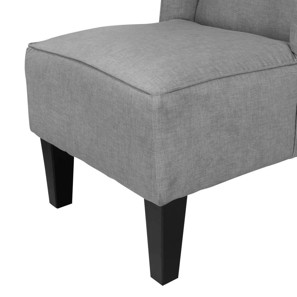 Milo Gray Upholstered Kids Chair by Furniture of America 5 Milo Gray Upholstered Kids Chair by Furniture of America - Image 5