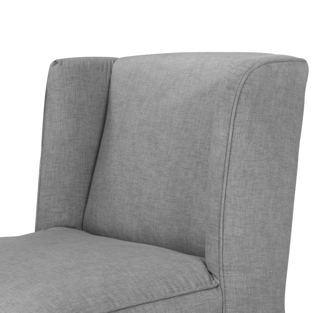 Milo Gray Upholstered Kids Chair by Furniture of America 6 Milo Gray Upholstered Kids Chair by Furniture of America - Image 6