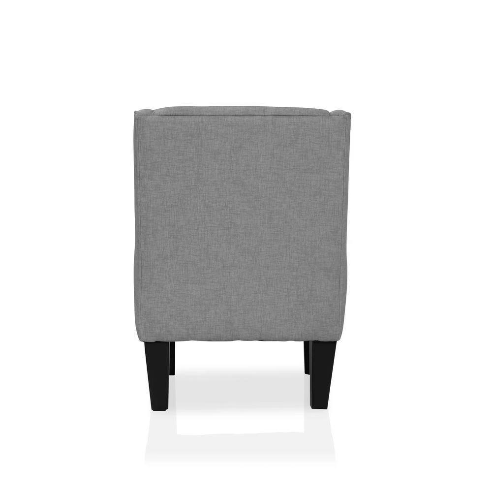 Milo Gray Upholstered Kids Chair by Furniture of America 3 Milo Gray Upholstered Kids Chair by Furniture of America - Image 3