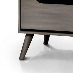 Mackie 2-Drawer Gray Nightstand by Furniture of America -Furniture of America Sales Store gray furniture of america nightstands idf 7386gy n c3 1000