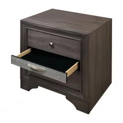 Ekon 3-Drawer Gray Nightstand by Furniture of America -Furniture of America Sales Store gray furniture of america nightstands idf 7552gy n c3 1000