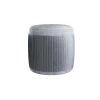 Holtman Gray Round Ottoman by Furniture of America