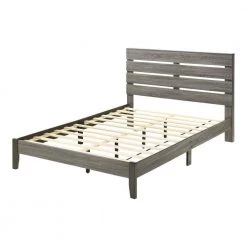 Brego Gray Queen Platform Bed by Furniture of America -Furniture of America Sales Store gray furniture of america platform beds idf 7176q 1f 1000