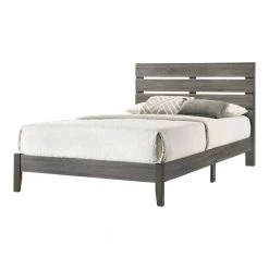 Brego Gray Queen Platform Bed by Furniture of America