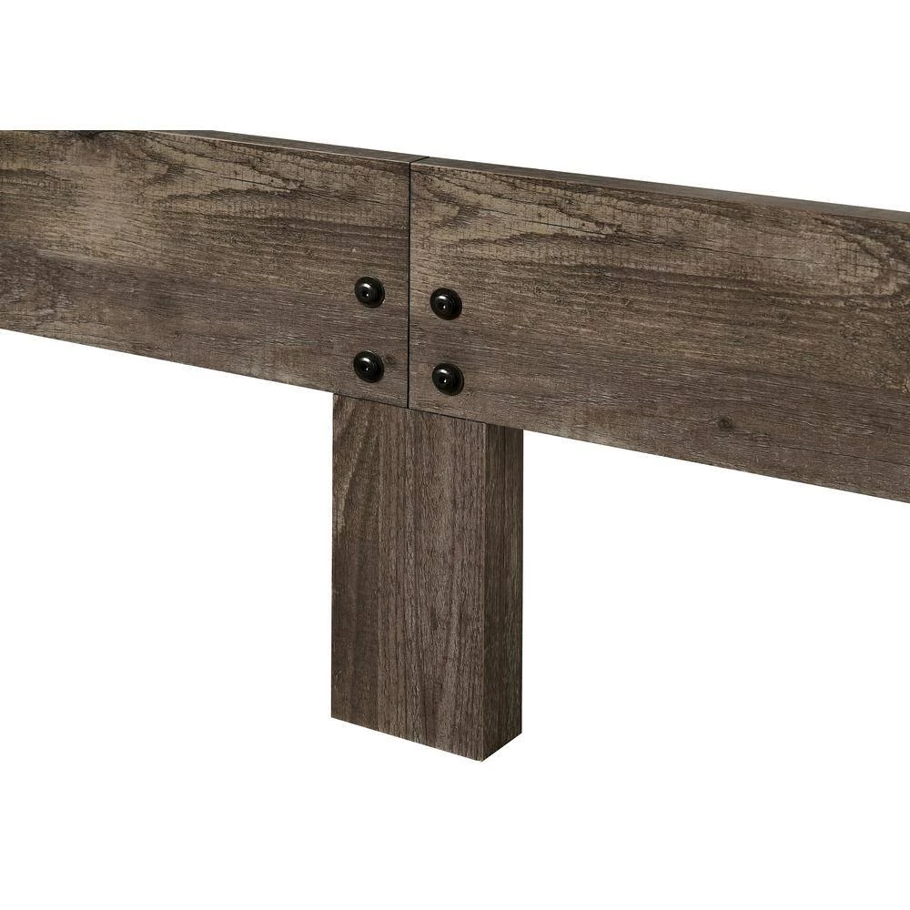 Ragena Gray Wood King Platform Bed by Furniture of America 4 Ragena Gray Wood King Platform Bed by Furniture of America - Image 4